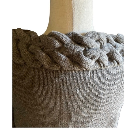 NWT-BCBG MAXAZRIA-GRAY CHUNKY SWEATER-SIZE SMALL - Picture 8 of 11